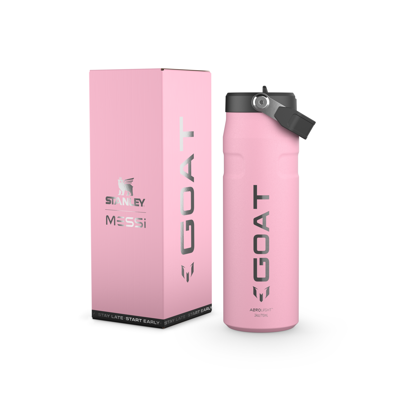 The Messi x Stanley IceFlow™ Flip Straw 2.0 Bottle | 24 OZ BASED